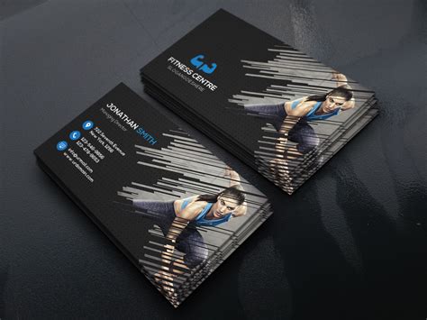 Fitness Business Card - Corporate Identity Template #68960