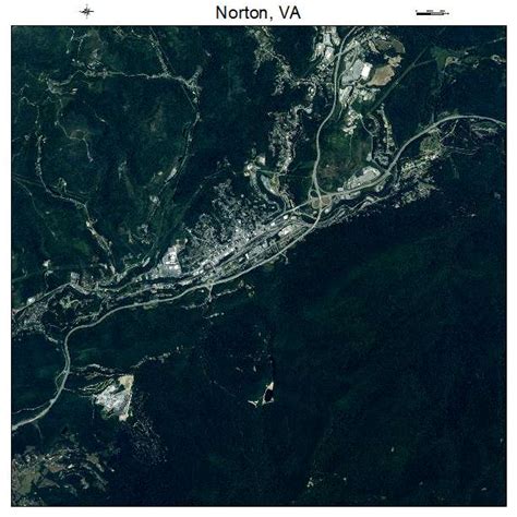 Aerial Photography Map of Norton, VA Virginia