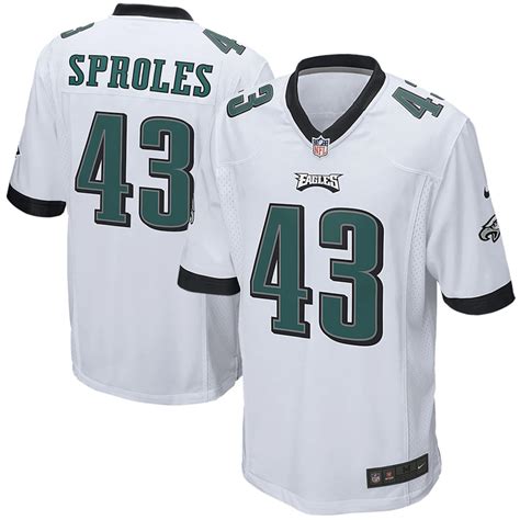 Nike Darren Sproles Philadelphia Eagles White Game Jersey