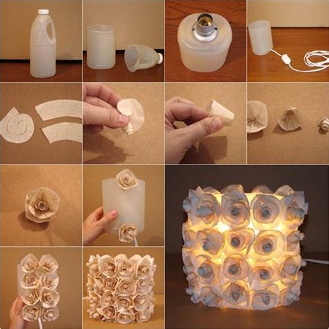 DIY Creative Plastic Bottle Cap Lamp