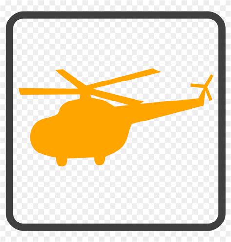 Helicopter Orange Icon - Blue Helicopter, HD Png Download - 1024x1024 ...