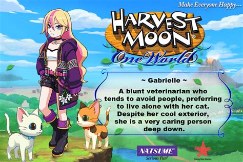 New Harvest Moon: One World bachelorette revealed. : r/harvestmoon