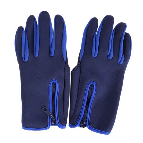 2020 HKXY Waterproof Warm Touch Screen Gloves Winter Sports Windproof Fleece Bicycle Cycling ...