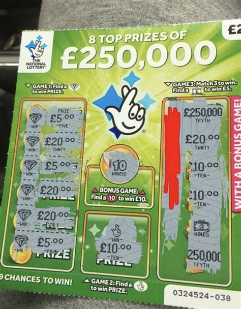 £100 UK Scratchcard win | National lottery, Winning lotto, Lotto