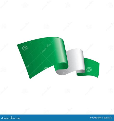 Nigeria Flag, Vector Illustration Stock Vector - Illustration of ...