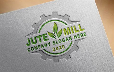 Free Jute Company Logo Template – GraphicsFamily