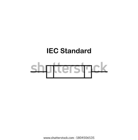 Electrical Fuse Iec Standard Vector Illustration Stock Vector (Royalty ...