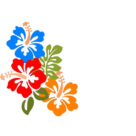 Hibiscus Flower Clip Art Png