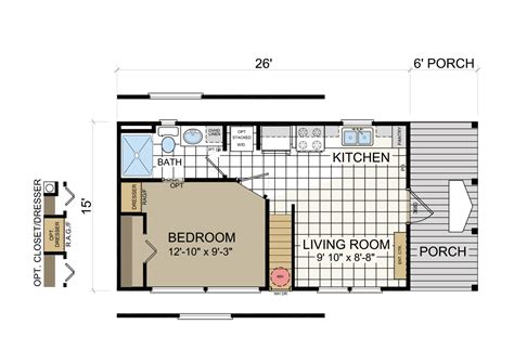 Park Model RV 522 Loft - Carefree Homes