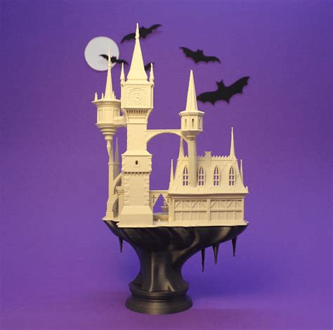 Dracula's Castle - Castlevania by MiniWorld3D | Printables Store