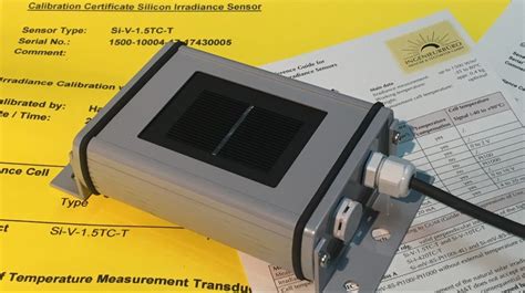 Silicon Irradiance Sensor | Solar Irradiance Sensor – Reference Cell ...