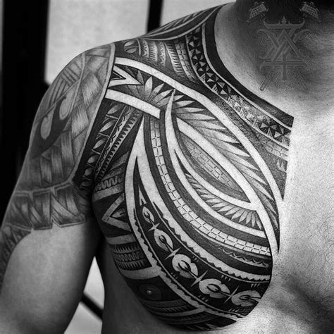 Share 65+ chest polynesian tattoo best - in.cdgdbentre