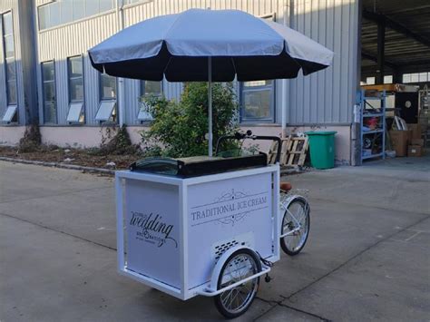 Ice Cream Cart for Weddings for Sale | Retro Ice Cream Bike--ETO DEVICE Food Trailer Manufacturer