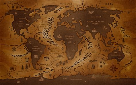 Daily Wallpaper: A Different Take on an Ancient Map | I Like To Waste ...