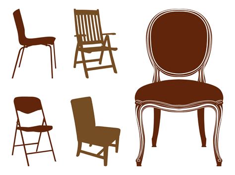 Chairs Silhouettes Vector Art & Graphics | freevector.com