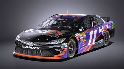 Nascar Toyota Camry FedEx Denny Hamlin 2017 VRAY 3D model MAX OBJ 3DS ...