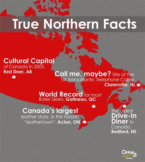 True Northern Facts #infographic of #Canada Communities #Facts | Capital of canada, World ...