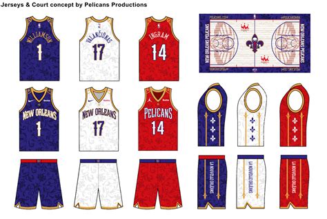 New Orleans Pelicans Jerseys & Court Concept - Concepts - Chris Creamer's Sports Logos Community ...