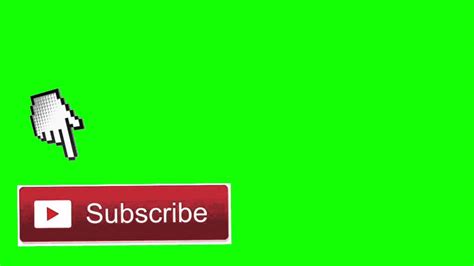 Green Screen Animation Subscribe - YouTube