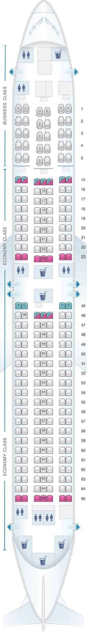 Seat Map Japan Airlines (JAL) Boeing B767 300ER A41 | SeatMaestro