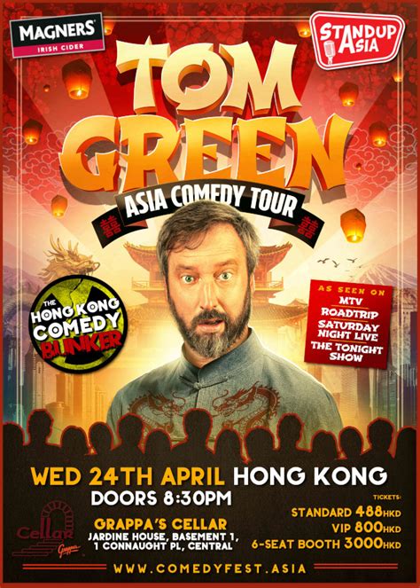 Tom Green: Stand-Up Comedy Live in Hong Kong - Coconuts Directory