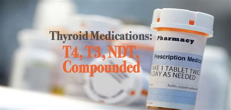 Thyroid Medication Discussion: T4, T3 And Compounding - Hashimoto's, HYPOthyroidism, Need to ...