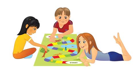 Kids Playing Games Clipart