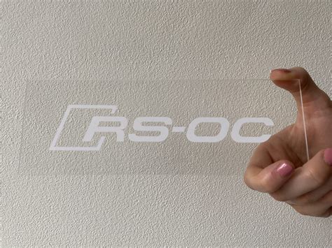 White Audi RS-OC Sticker | Shop Stickers | Audi RS-OC