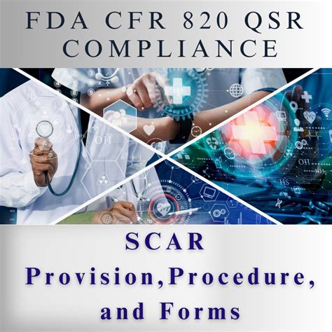 【FDA CFR 820 QSR Compliance】SCAR Provision, Procedure, and Forms | QMS Templates