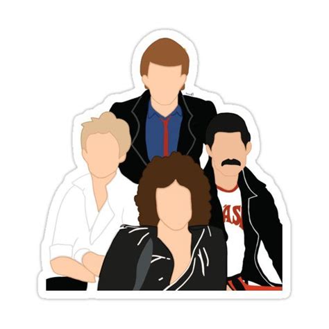 Queen band Sticker by xlaurenelliott in 2022 | Band stickers, Queen ...