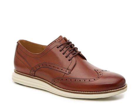 Cole Haan Leather Original Grand Wingtip Oxford in Cognac (Brown) for Men - Lyst