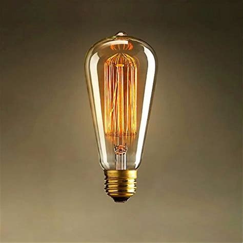 E27 60W Ampoule Edison Incandescent Bulb 220V ST64 Retro - Cdiscount Maison