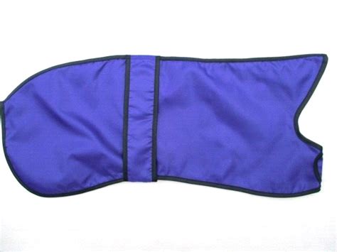 21" 53cm WHIPPET COAT MAC PURPLE NYLON WATERPROOF OUTER ~ POLY / COTTON LINING | eBay