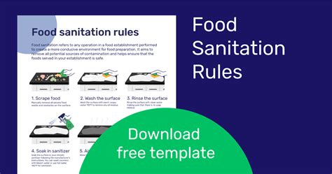 Top 5 the food sanitation rules require someone at your restaurant to ...