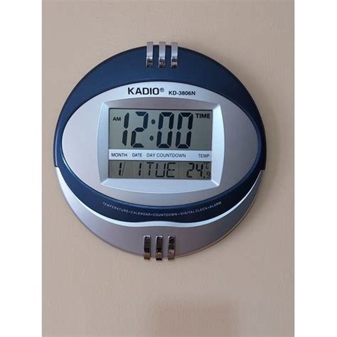 Kadio Digital Wall Clock - Alarm, Date, Temperature @ Best Price Online | Jumia Kenya