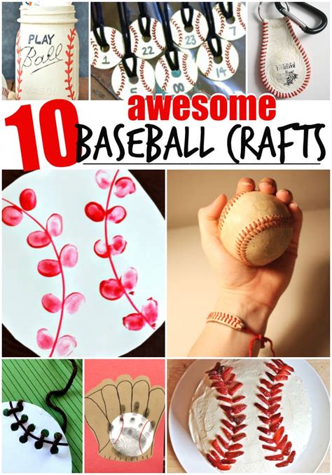 10 Awesome Baseball Crafts for Kids - The Realistic Mama