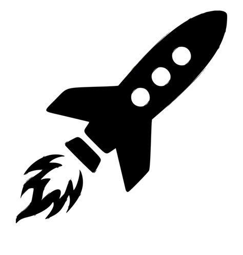 Free Rocket Black And White Clipart, Download Free Rocket Black And White Clipart png images ...