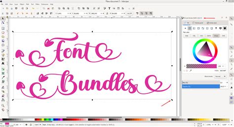 Inkscape fonts list - billoinner