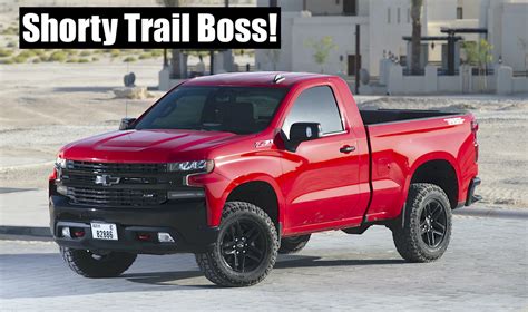 Coming to the USA? Regular Cab Two-Door Chevy Silverado 1500 Trail Boss ...