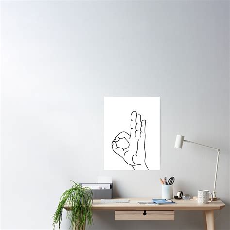 "Ok hand sign - prank" Poster for Sale by slaythevirus | Redbubble