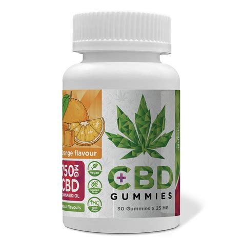 Euphoria CBD Gummies Orangen 750 mg CBD, 30 Stück x 25 mg, (140 g ...