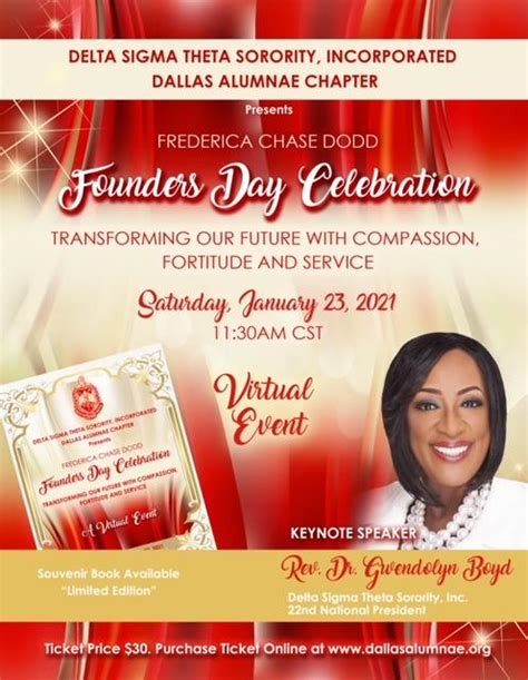 Founders Day Virtual Celebration – Dallas Alumnae Chapter of Delta ...