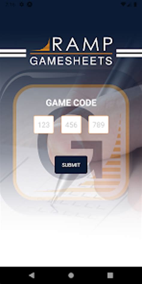 RAMP GameSheets for Android - Download