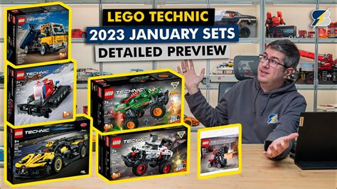 LEGO Technic 2023 January releases - detailed preview, functions and new parts! - YouTube