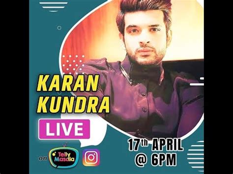 Karan Kundra Instagram Live with Telly Masala 4/17/20 - YouTube