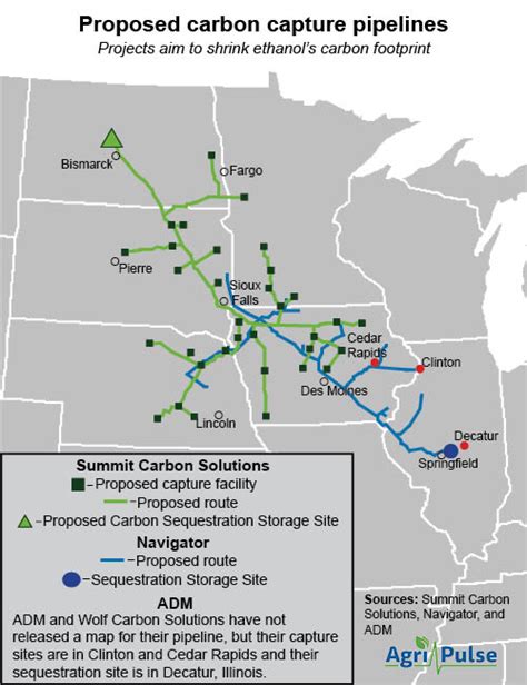 Navigator Co2 Pipeline Map