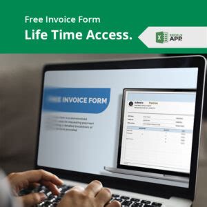 Free Invoice Form - Excels App