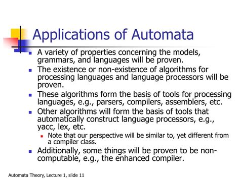 PPT - Lecture One: Automata Theory PowerPoint Presentation, free download - ID:1752753