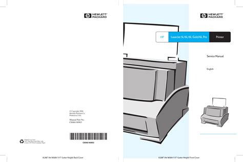 Hp Laserjet 6L Gold Users Manual LJ5L/6L/6L Gold/ Pro Service English