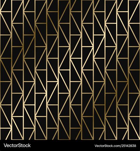 Geometric art deco pattern - seamless Royalty Free Vector